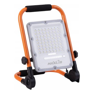 Hämardatav laetav LED-reflektor statiiviga LED/50W/3,2V 4500K 5000 mAh IP65 oranž