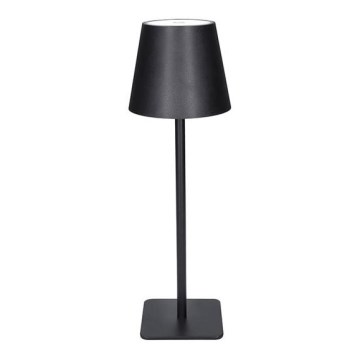 Hämardatav, laetav puutetundlik laualamp LUCCA LED/3,7V 3000/4000/6500K 2000 mAh must