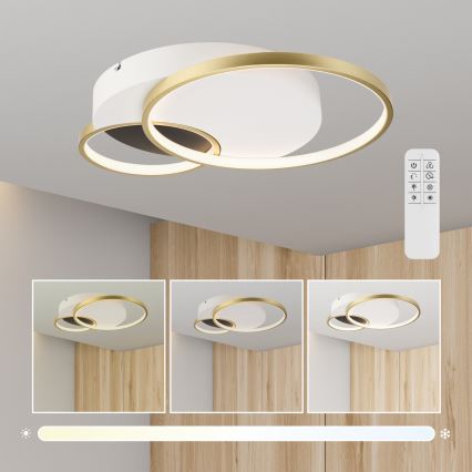 Hämardatav laevalgusti BENITO LED/31W/230V 3000-6500K valge/kuldne