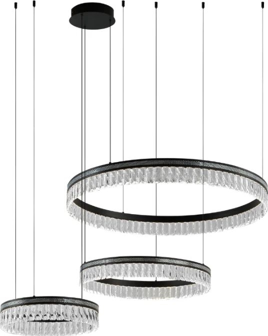 Hämardatav LED-kristall-lühter kaablil THALIA LED/120W/230V 3000-6000K + kaugjuhtimispult