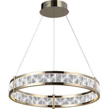 Hämardatav LED-kristall-lühter riputuskaabliga ENRIQUE LED/55W//230V 3000-6000K läbimõõt 80 cm + kaugjuhtimispult