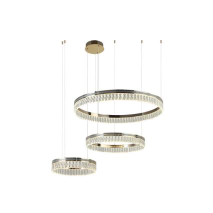 Hämardatav LED-kristallkroonlühter köisel THALIA LED/120W/230V 3000-6000K + kaugjuhtimispult