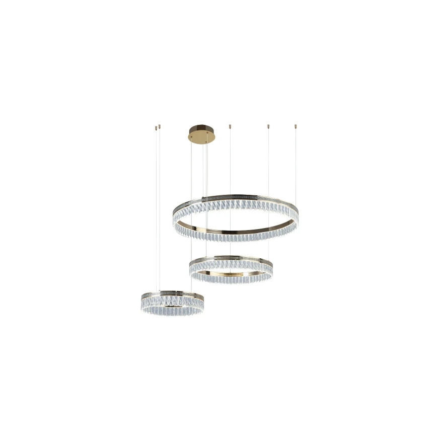 Hämardatav LED-kristallkroonlühter köisel THALIA LED/120W/230V 3000-6000K + kaugjuhtimispult