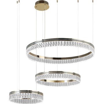 Hämardatav LED-kristallkroonlühter köisel THALIA LED/120W/230V 3000-6000K + kaugjuhtimispult