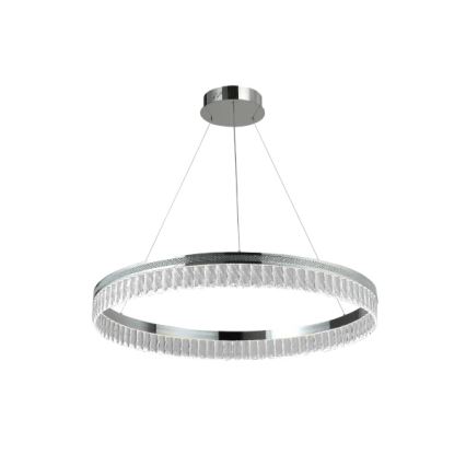 Hämardatav kristall-lühter THALIA, riputuskaabliga, LED/55W/230V 3000-6000K, läbimõõt 80 cm + kaugjuhtimispult