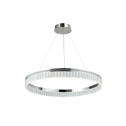 Hämardatav kristall-lühter THALIA, riputuskaabliga, LED/55W/230V 3000-6000K, läbimõõt 80 cm + kaugjuhtimispult