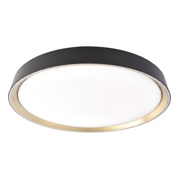 Hämardatav LED-laelamp ILVI LED/30W/230V 2700-6500K, läbimõõt 40 cm, must/messing + kaugjuhtimispult