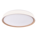 Hämardatav LED-laelamp ILVI LED/45W/230V 2700-6500K läbimõõt 50 cm valge/beež + kaugjuhtimispult