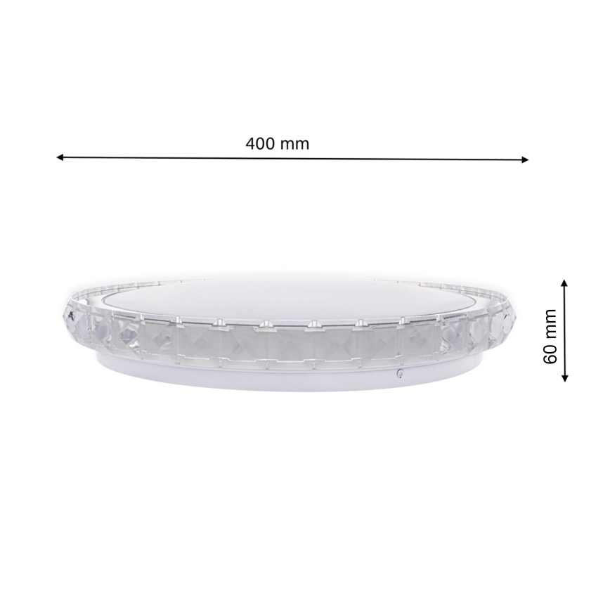 Hämardatav LED-laelamp LAYLA LED/26W/230V + kaugjuhtimispult