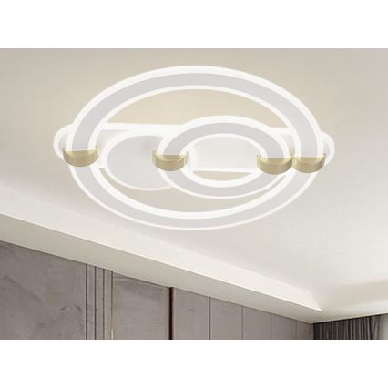 Hämardatav LED-laelamp LED/120W/230V 3000-6500K + kaugjuhtimispult
