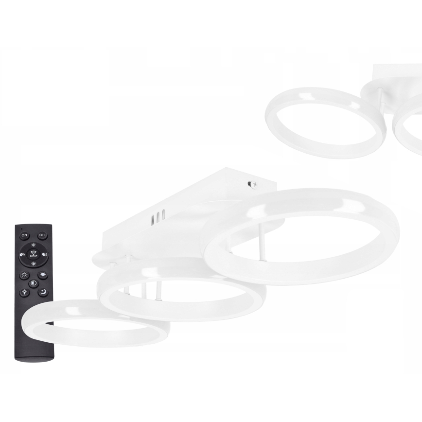 LED hämardatav laevalgusti LED/30W/230V 3000-6500K valge Wi-Fi Tuya + kaugjuhtimispult