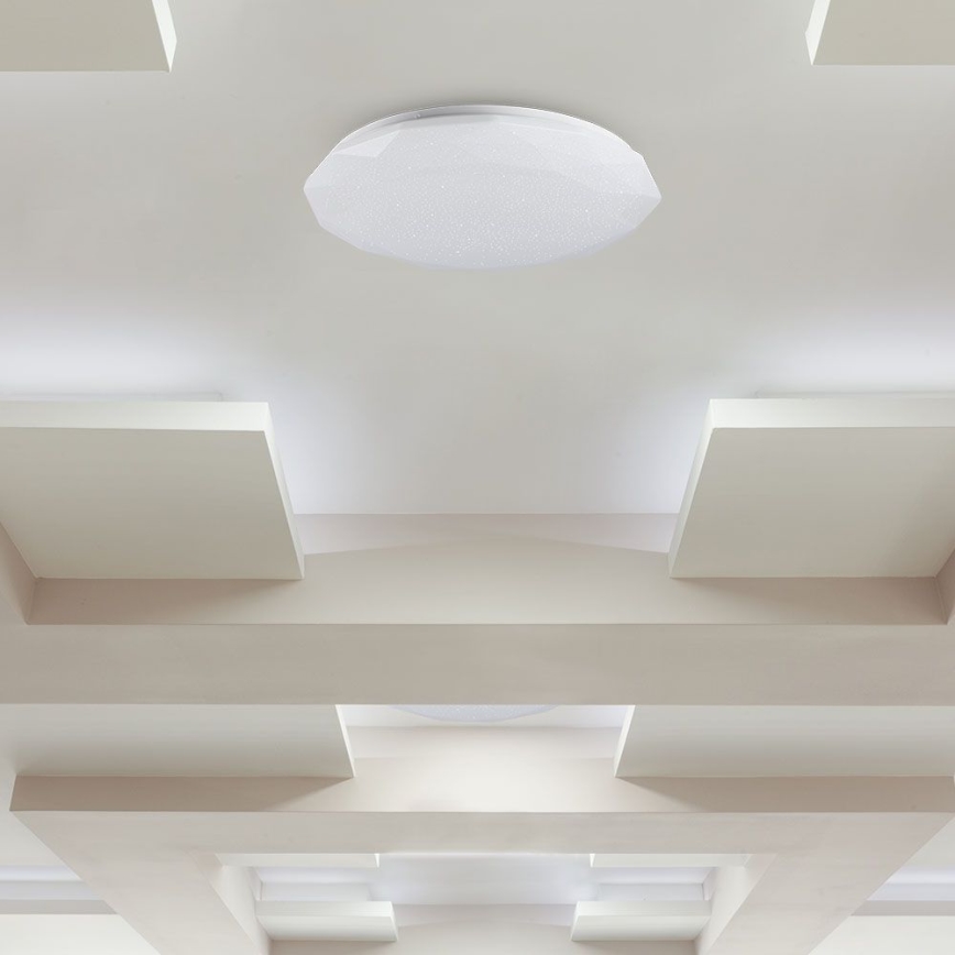 Hämardatav LED-laevalgusti 60W/230V 3000K/4000K/6500K, läbimõõt 50 cm + kaugjuhtimispult