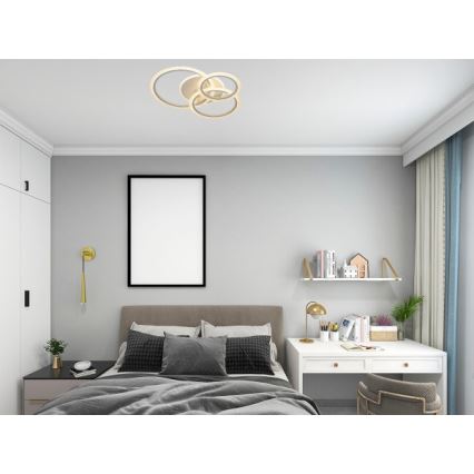 Hämardatav LED-laelamp LED/90W/230V 3000-6500K + kaugjuhtimispult