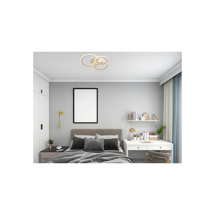 Hämardatav LED-laelamp LED/90W/230V 3000-6500K + kaugjuhtimispult