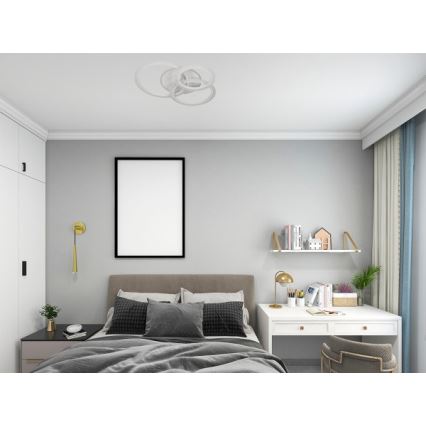 Hämardatav LED-laelamp LED/90W/230V 3000-6500K + kaugjuhtimispult
