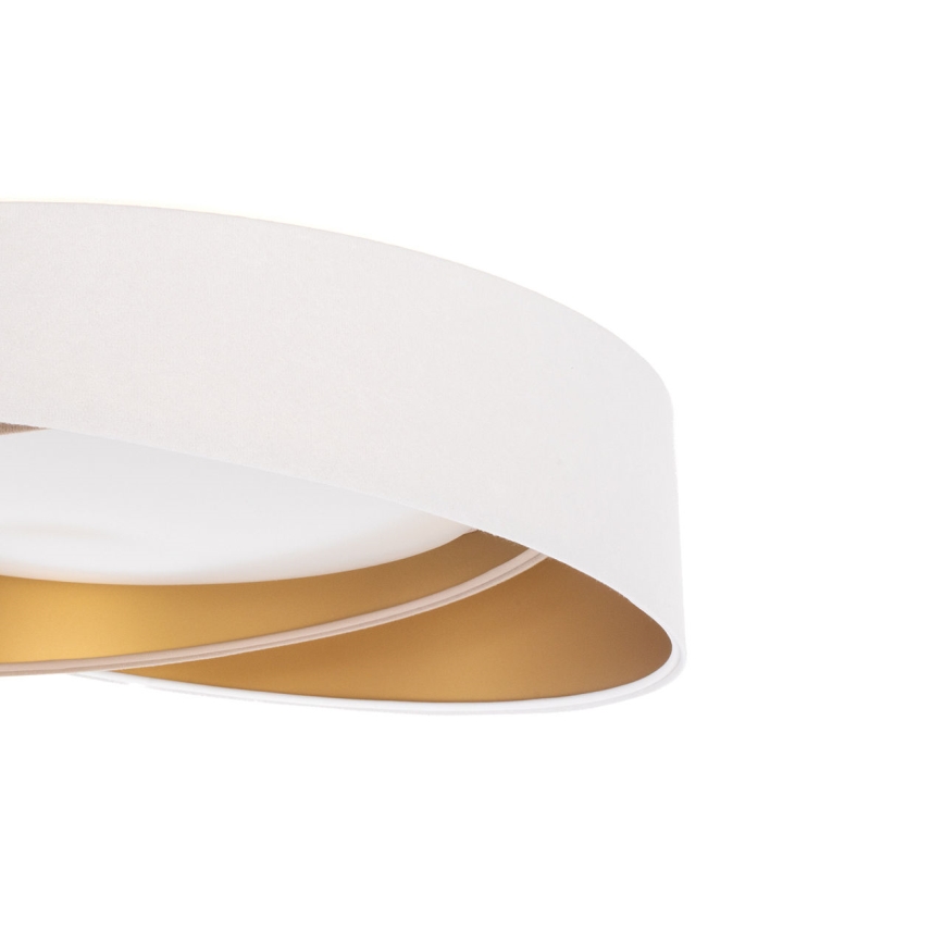 LED-hämardatav laevalgusti SMART GALAXY MODERN LED/24W/230V 3000–6500K Ø 55 cm valge/beež/kuldne + kaugjuhtimispult