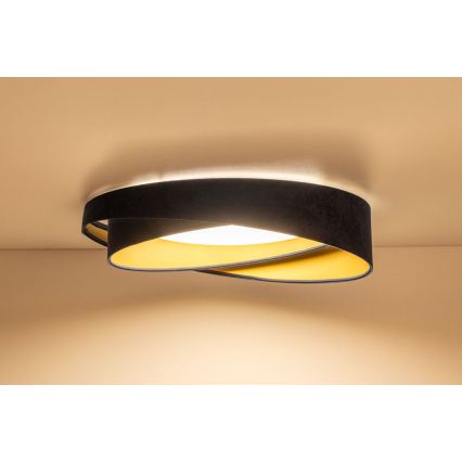 Hämardatav LED-laevalgusti SMART GALAXY MODERN LED/24W/230V 3000-6500K, läbimõõt 55 cm, sinine/kuldne + kaugjuhtimispult