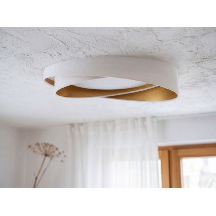 LED-hämardatav laelamp SMART GALAXY MODERN LED/24W/230V 3000-6500K läbimõõt 55 cm valge/kuldne + kaugjuhtimispult