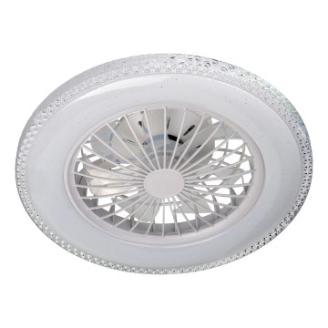 Hämardatav LED-laelamp ventilaatoriga EGYPT LED/48W/230V 3000-6500K valge + kaugjuhtimispult