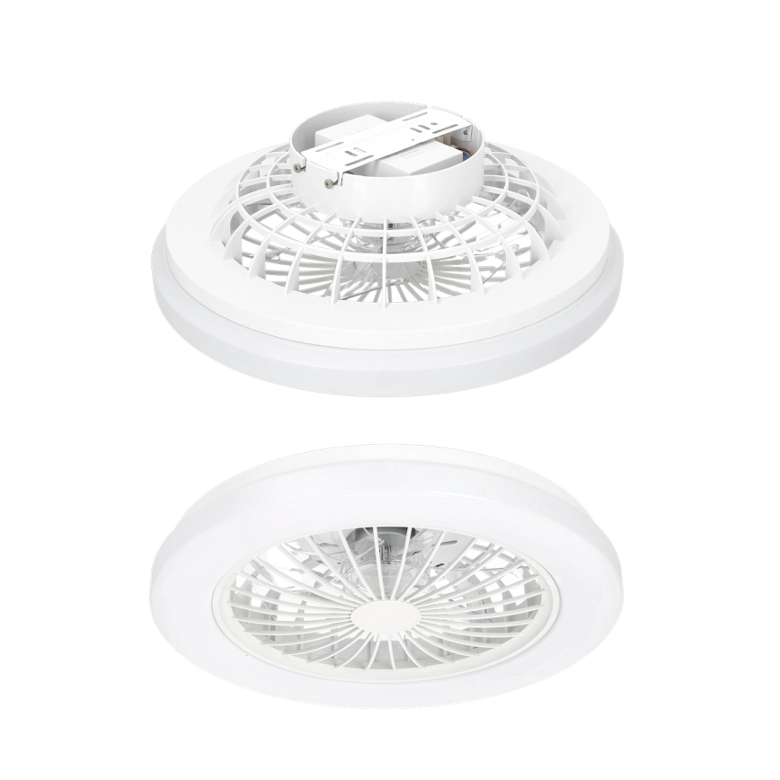 Hämardatav LED-laelamp ventilaatoriga VENTELUX LED/24W/230V 3000/4000/6500K Ø 45 cm valge + kaugjuhtimispult