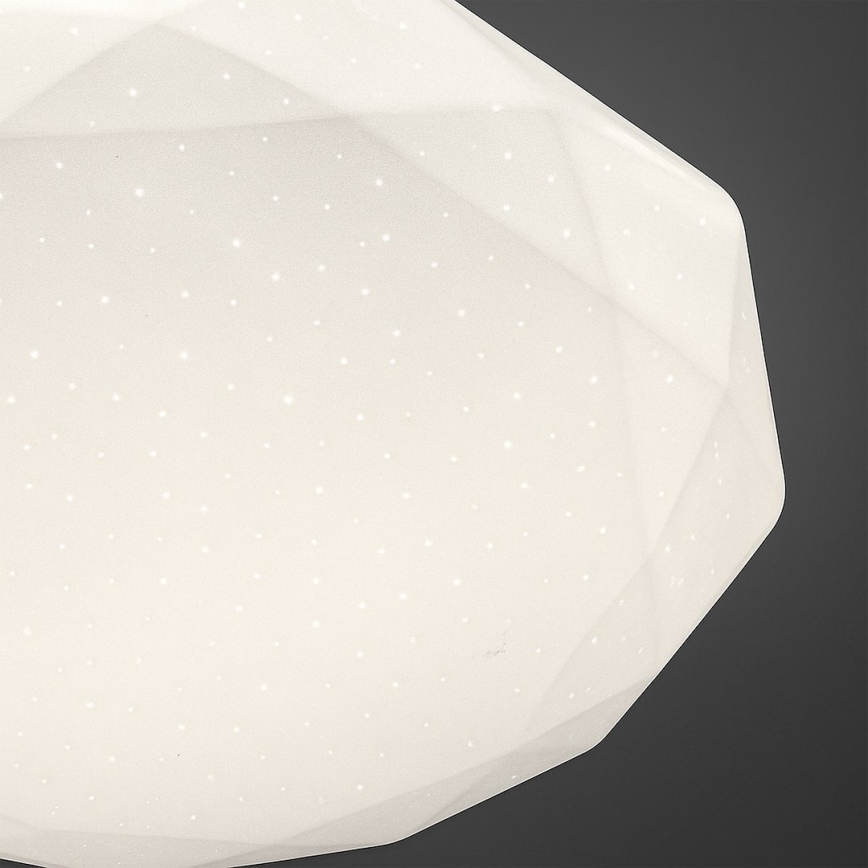 Hämardatav LED-laevalgusti HEX LED/72W/230V 3000-6000K läbimõõt 50 cm valge + kaugjuhtimispult