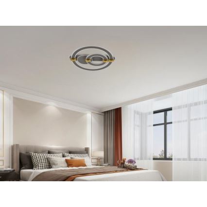 Hämardatav LED-laevalgusti LED/120W/230V 3000-6500K + kaugjuhtimispult