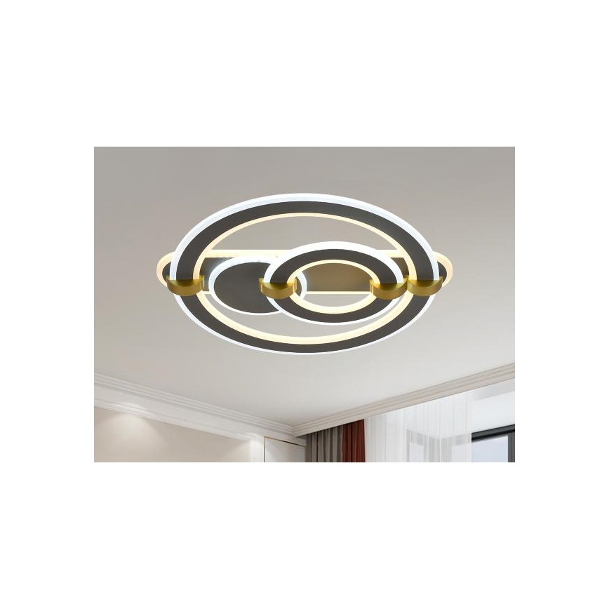 Hämardatav LED-laevalgusti LED/120W/230V 3000-6500K + kaugjuhtimispult