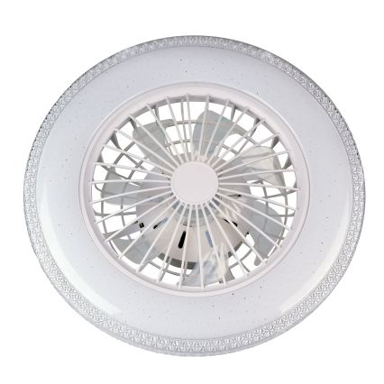 Hämardatav LED-laelamp ventilaatoriga EGYPT LED/48W/230V 3000-6500K valge + kaugjuhtimispult