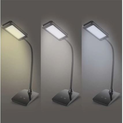 Hämardatav LED-laualamp EDDY LED/6W/230V 3000/4500/6800K must