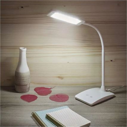 Hämardatav LED-laualamp EDDY LED/6W/230V 3000/4500/6800K valge