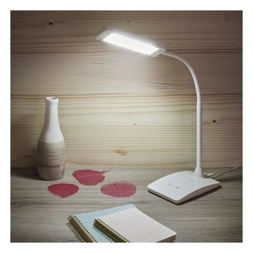 Hämardatav LED-laualamp EDDY LED/6W/230V 3000/4500/6800K valge