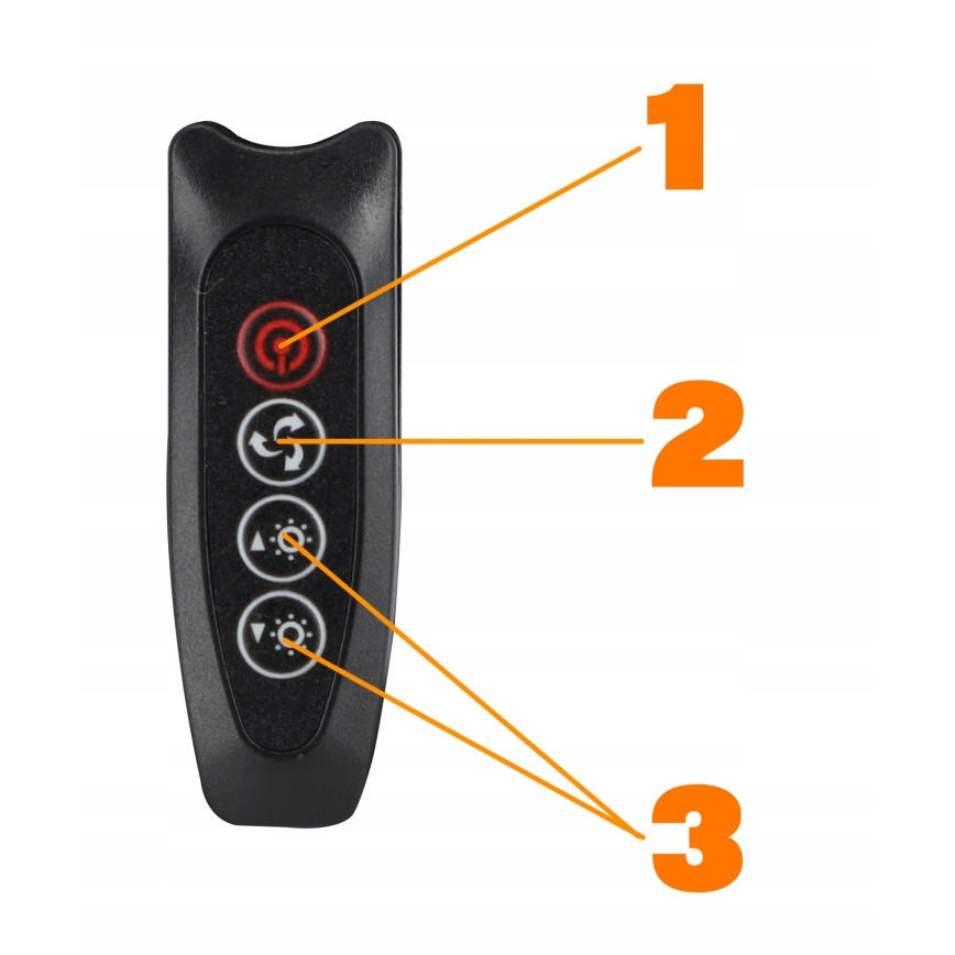 LED hämardatav puutekontrolliga painduv laualamp kinnitusklambriga LED/10W/5/230V 3000/4000/6000K must