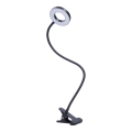 Hämardatav LED-laualamp klambriga LED/8W/230V 3000/4000/5000K must
