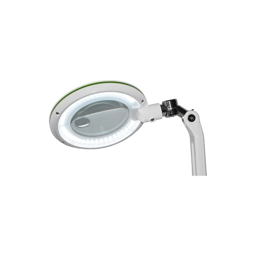 Hämardatav LED-laualamp luubiga, 7W, 230V, 6500K, valge