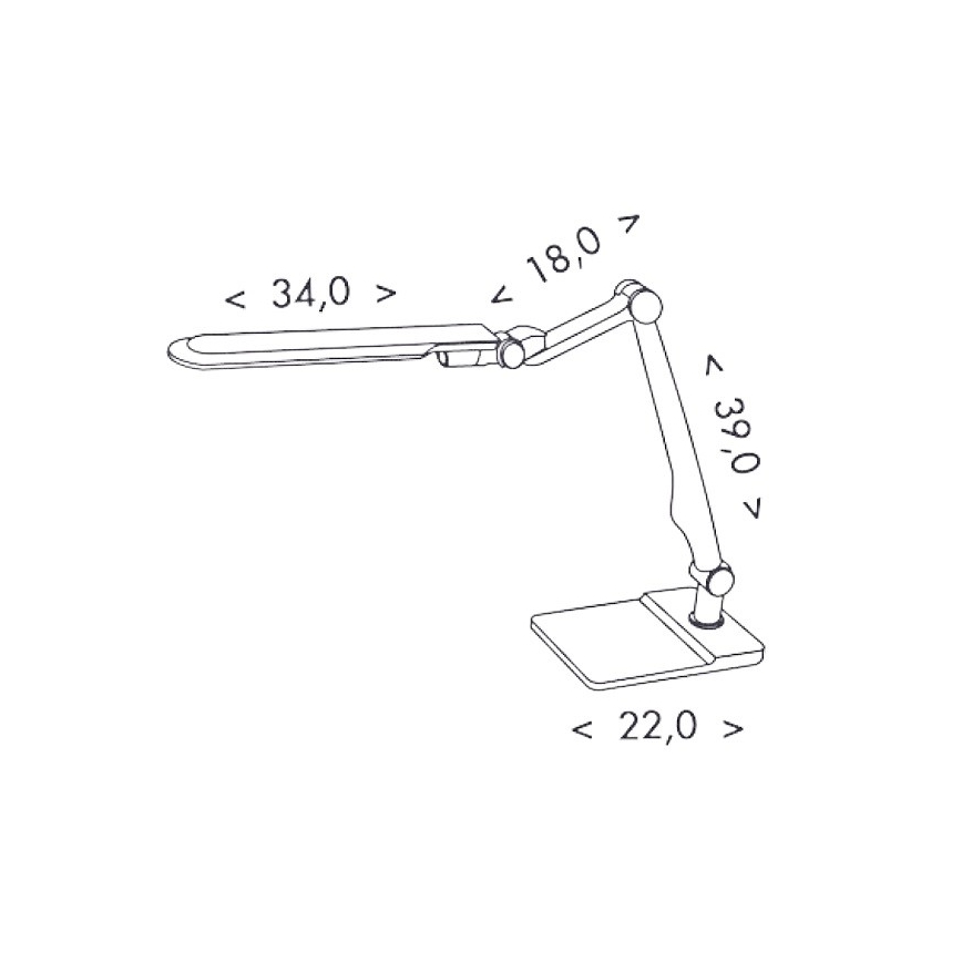 Hämardatav LED-laualamp MATRIX LED/10W/230V