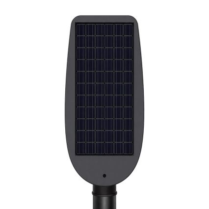 LED hämardatav päikesepaneeliga tänavavalgusti anduriga VENICE LED/50W/3,2V 4000 mAh IP65 must + kaugjuhtimispult