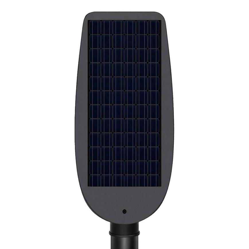 Hämardatav LED-päikesetänavavalgusti anduriga VENICE LED/100W/3,2V 6000 mAh IP65 must + kaugjuhtimispult