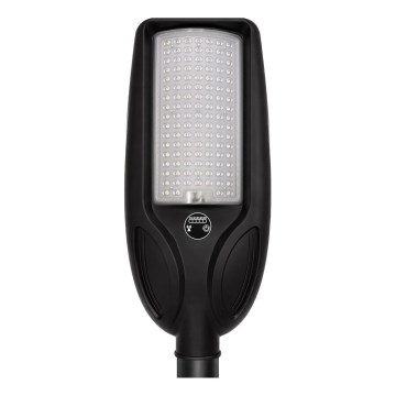 Hämardatav LED-päikesetänavavalgusti anduriga VENICE LED/100W/3,2V 6000 mAh IP65 must + kaugjuhtimispult