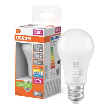 Hämardatav LED-pirn CLASSIC A60 E27/8,8W/230V 2700/3000/4000/6500K - Osram