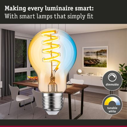 Hämardatav LED-pirn FILAMENT E27/7,5W/230V 2200-5500K - Paulmann 29155