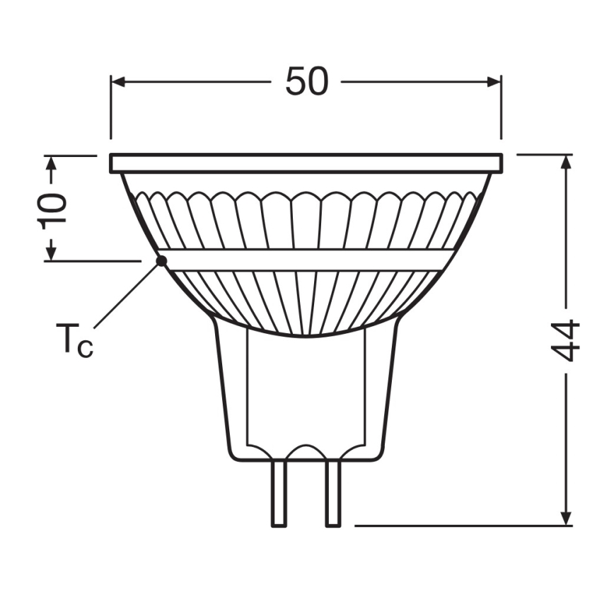 Hämardatav LED-pirn MR16 GU5,3/6,8W/12V 3000K 36° CRI 90 - Ledvance