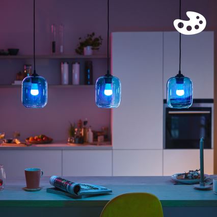 RGB-LED hämardatav pirn Philips SMART P45 E14/4,9W/230V 2200-6500K CRI 90