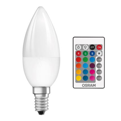 Hämardatav LED-pirn RGB STAR E14/4,5W/230V 2700K – Osram