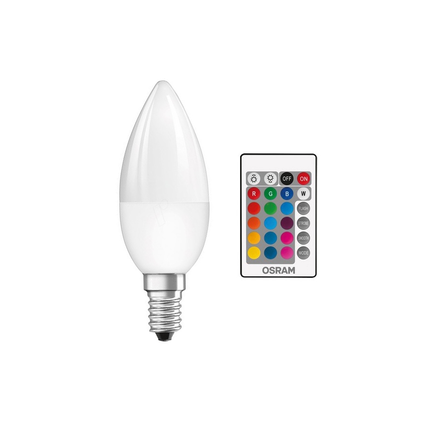 Hämardatav LED-pirn RGB STAR E14/4,5W/230V 2700K – Osram