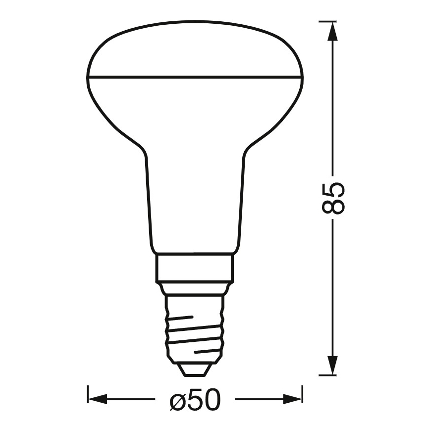 Hämardatav LED-reflektorpirn SMART+ R50 E14/3,3W/230V 2700-6500K Wi-Fi - Ledvance