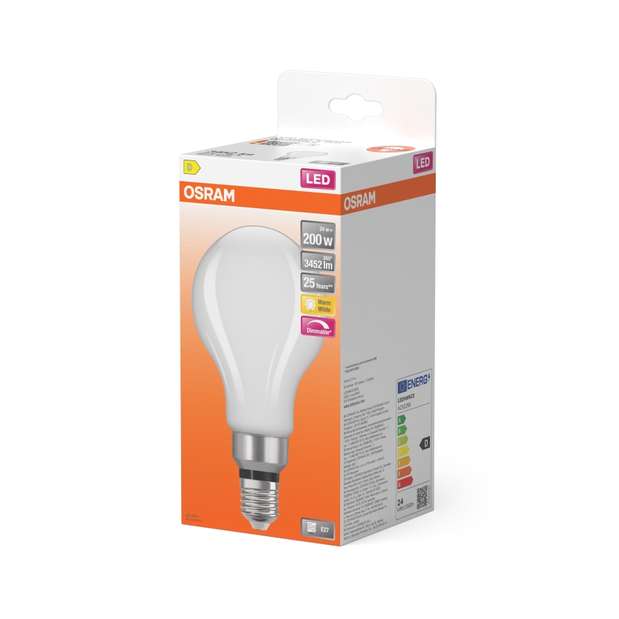 Hämardatav LED-pirn STAR E27/24W/230V 2700K - Osram