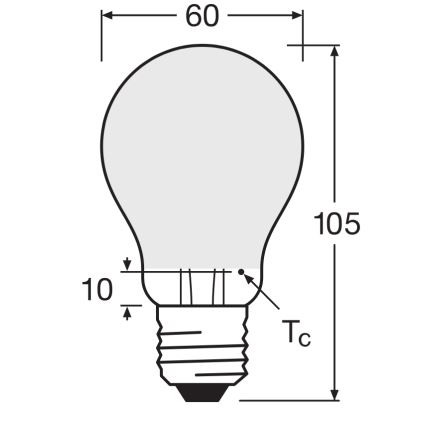 Hämardatav LED-pirn SUPERSTAR CLASSIC A60 E27/4,8W/230V 4000K - Osram