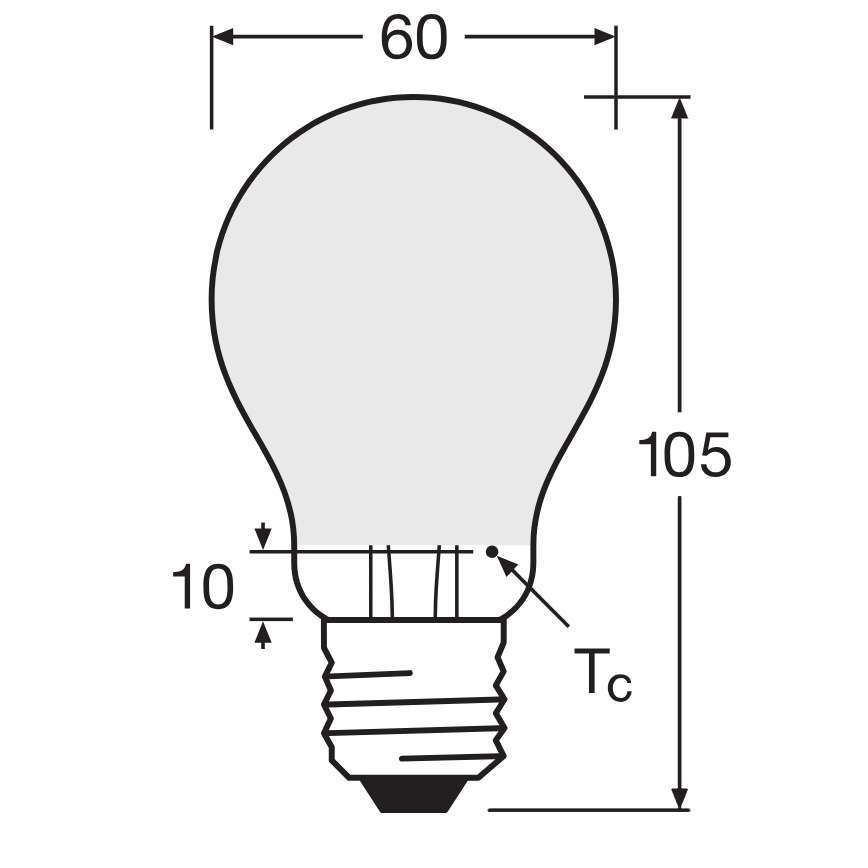 Hämardatav LED-pirn SUPERSTAR CLASSIC A60 E27/4,8W/230V 4000K - Osram