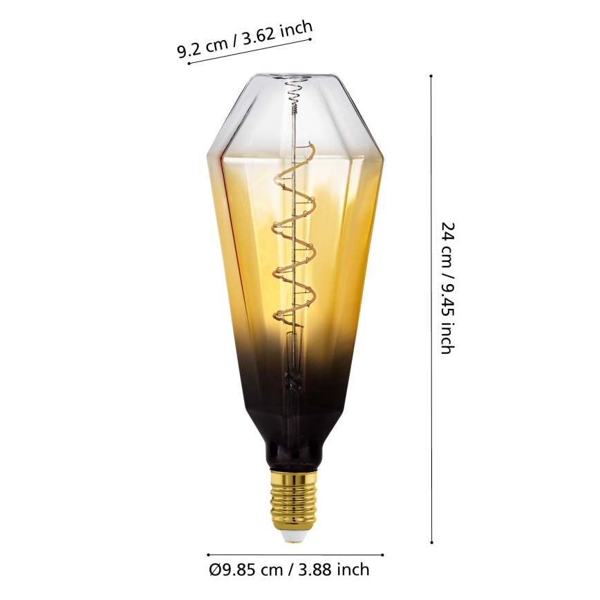Hämardatav LED-pirn VINTAGE E27/4W/230V 1700K beež - Eglo 110236