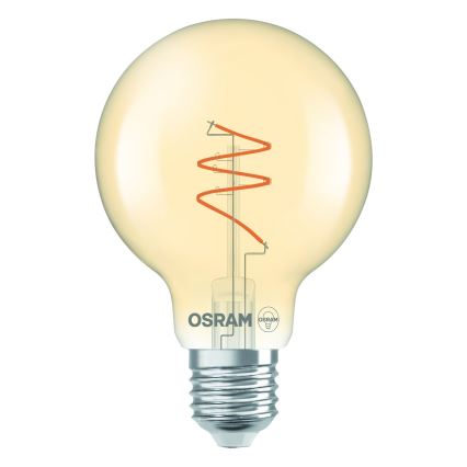 Hämardatav LED-pirn VINTAGE FILAMENT E27/4,9W/230V 2200K CRI 90 - Osram
